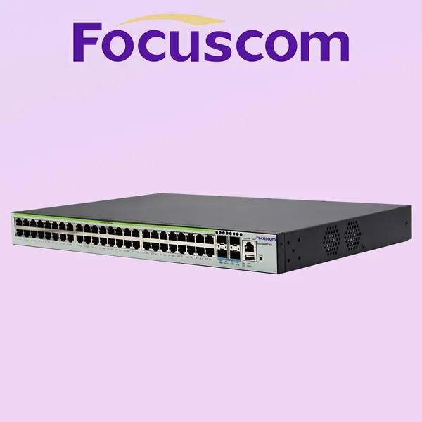 L3 Managed Gigabit Ethernet Switch, 48-Port 10/100/1000Base-T With 4x10G SFP+ Uplinks, High-Performance Network Switch Focuscom S5710-48T4SX photo-3