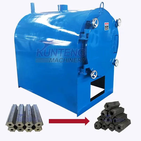Wood Charcoal Horizontal Carbonization Stove Wood and Charcoal Horizontal Carbonization Furnace EPC