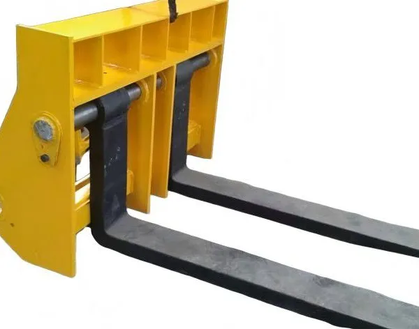 Pallet Fork Carriage With Hook On Tines and Slatted Backrest Frame photo-5