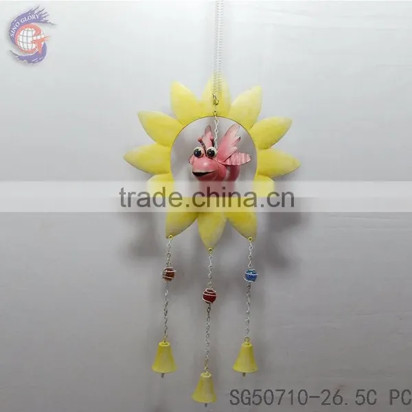 WELCOME Sign Ornaments of Hanging Room Decorations With Metal Garden Wind Chime photo-6
