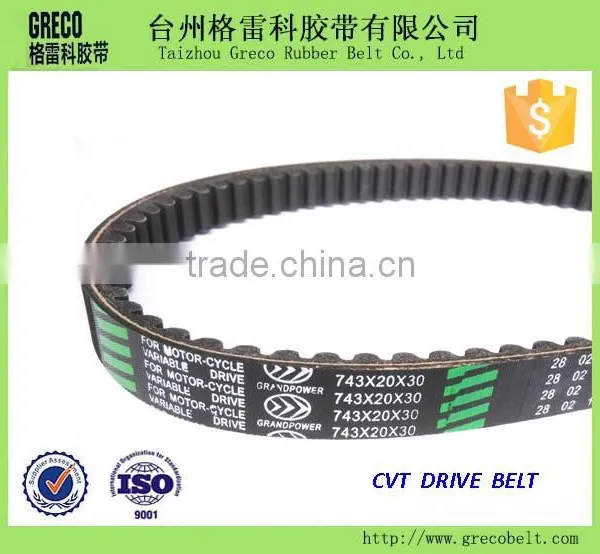 Long Service Life Cogged Motorcycle Belts