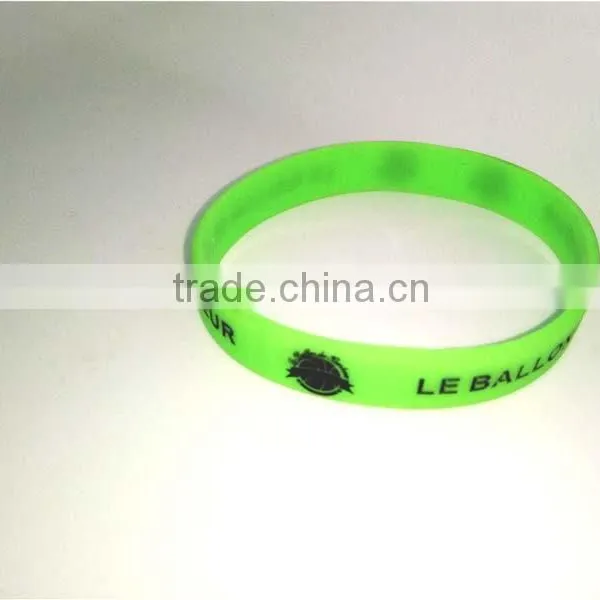 Popular Design Durable Letter Wristbands Silicone Thin Bracelet Manufacturer