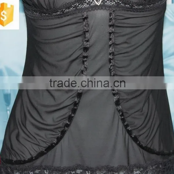 Sexy Mature Baby Doll Lingerie Baby Doll Fashion Lace Open Transparent ,nylon/spandex Underwear photo-6