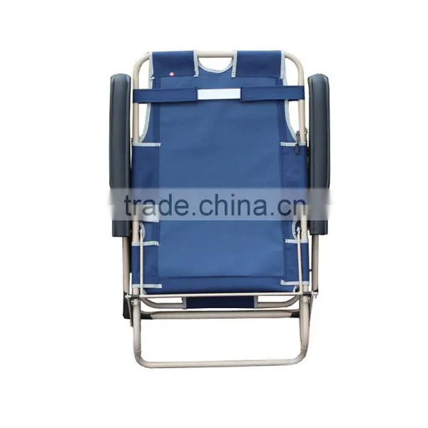 Two Use Portable Sleeping Folding Recliner Folding Footrest Beach Lounge Chair photo-5
