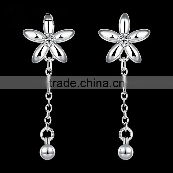 Newest Fashion Style With Diamond Silver Plated Earring photo-2