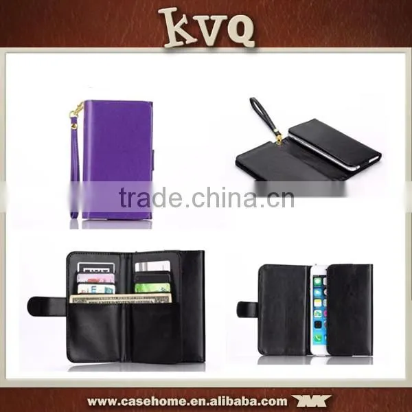 Card Slots Wallet Strap Leather Pouch Case Cover For Vivo X6 photo-2