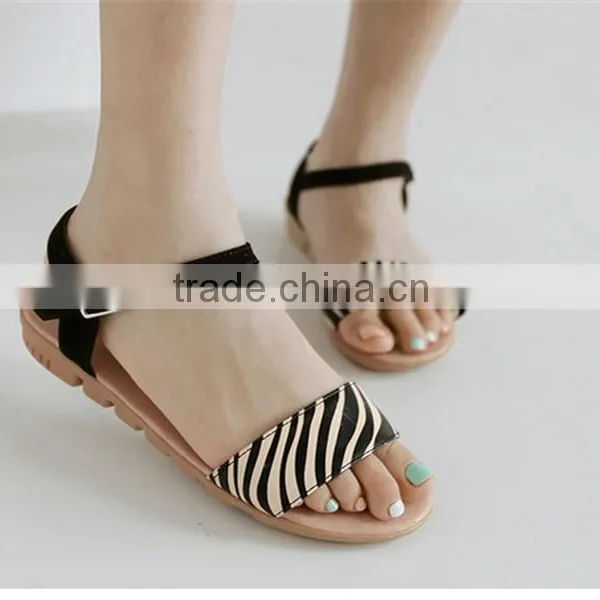 Multifunctional Flat Sandals for Girls Leather Flat Sandals for Men for Wholesales XT-DA0755 photo-2