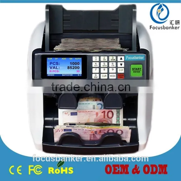 Two-pocket Currency Sorter/mix Notes Discriminator/fake Note Detector/cash Counter/bill Counting Machine for Afghan Afghani(AFN) photo-2