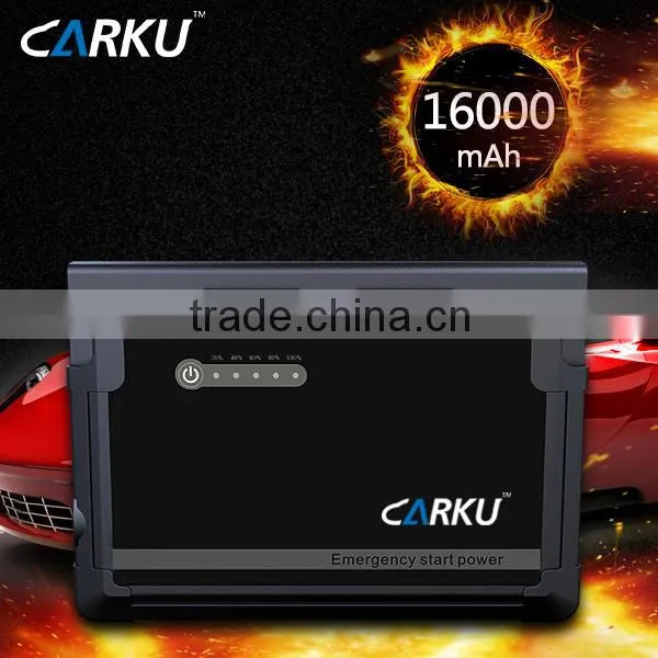 Carku Brand Mini Car Jump Starter 16000mAh Jump Starter Lifepo4 Battery