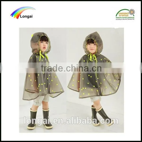 2016 Hotsale Outdoor Poncho Kids Raincoat photo-5