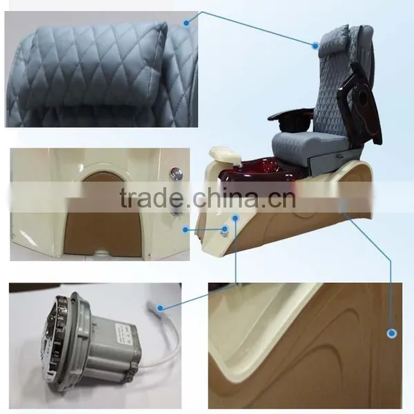 Glass Bowl Spa Pedicure Shower Foot Stool photo-4