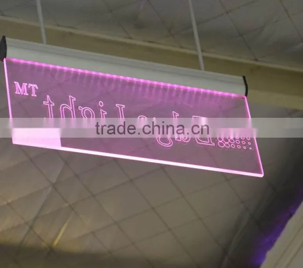 Edgelight Led Lightbox Display Double Sides Visible Board, Hanging Frame for Sign Advertising Lightbox photo-3