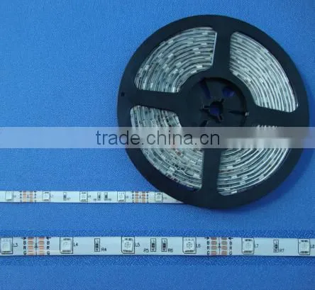 5050 rgb led strip light kit with remote controller and adapter