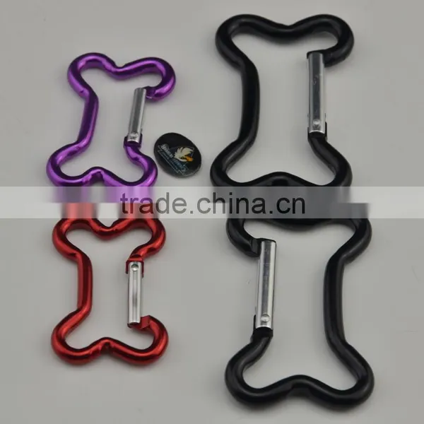 2016 Dog Bone Shape of Carabiner Different Shape of Carabiner for Hiking Climbing photo-3