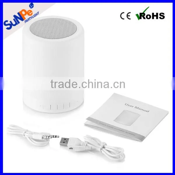 Touch Sensor Portable Mini Bluetooth Speaker Lamp for Computer, Laptop, Phone,TF Card photo-6