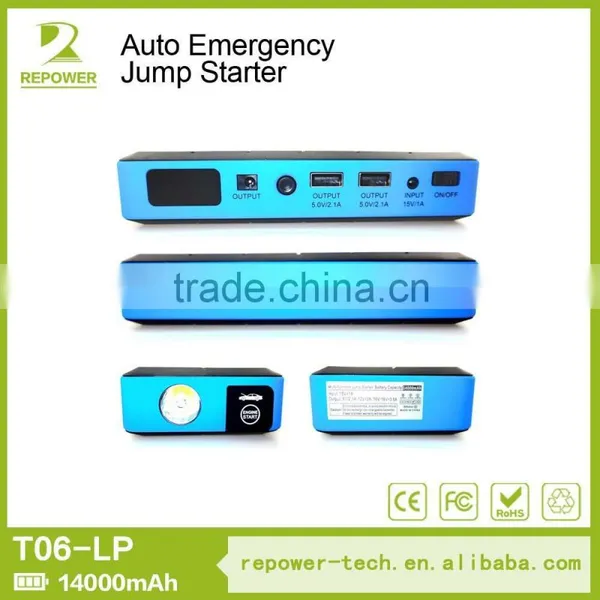 12V Jump Starter Multi-Function 14000mAh Jump Starter Power Bank For 12V Cars Vehicle Car Jump Starter photo-2