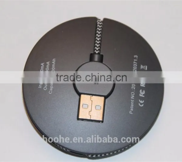 700mAh Emergency Jump Cable Power Bank Charger,date Cable With Emergency Charger,date Cable photo-2