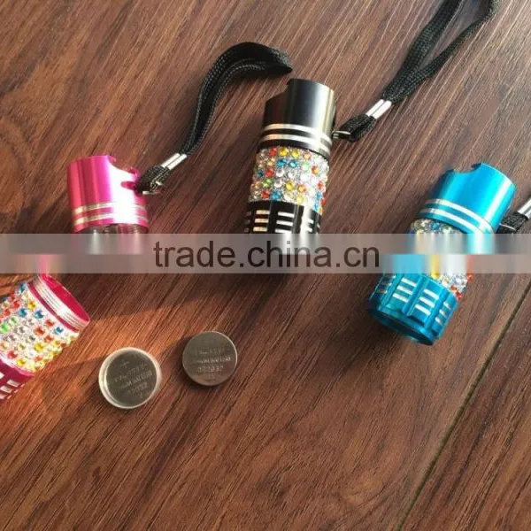 New Design Aluminum Promotional Mini 9LED Flashlight photo-3