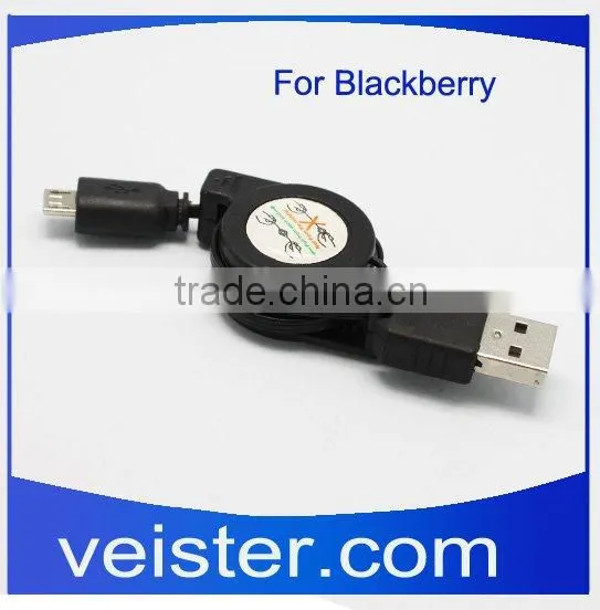 Micro 5pin USB Retractable Charger Cable