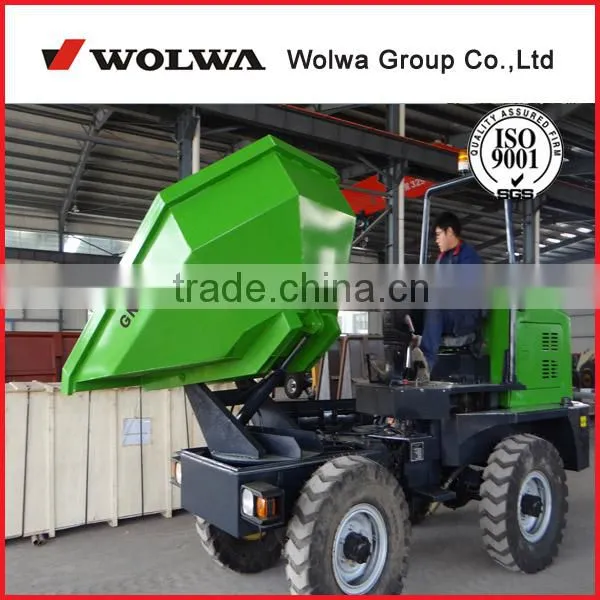 Wolwa GN30 Mini 4x4 Wheel Hydraulic Dumper With Self Loading System photo-2