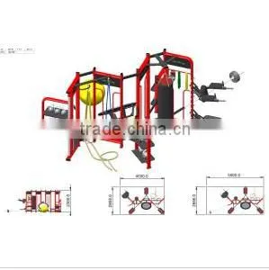 Commercial Crossfit Gym Equipment /Multi Synergy 360 Gym Fitness/ Group Training Fitness Equipment/multi Jungle 8 Stacks(S-1001) photo-4
