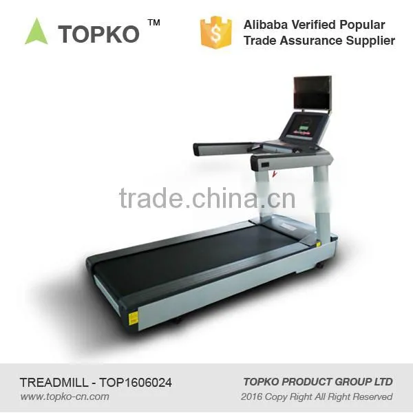 TOPKO Commercial Body Fitness Equipment Motorized Treadmill Fitness Treadmill