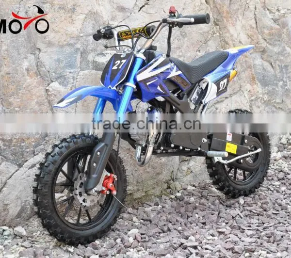 CE Approved Bule 49cc Gas Mini Bike Dirt Bike Pocket Bike 50cc