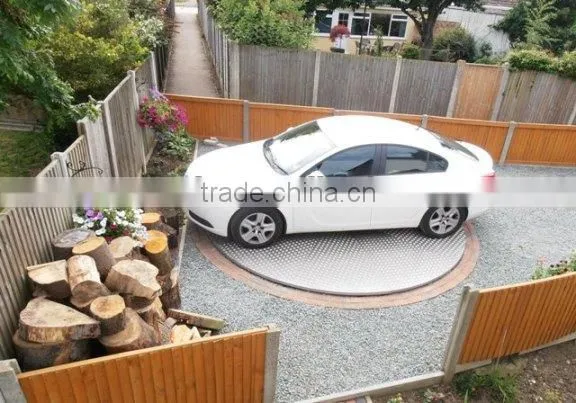 Private Garage Car Rotating Platform for Turning