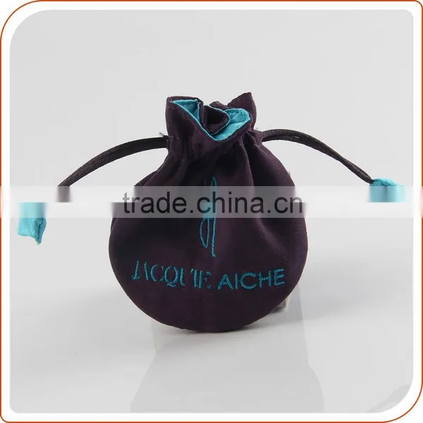 Double Drawstring Pouch With Custom Printed Logo Small Jewellery Bag photo-4