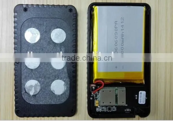 Magnetic gps tracking device with free tracking software