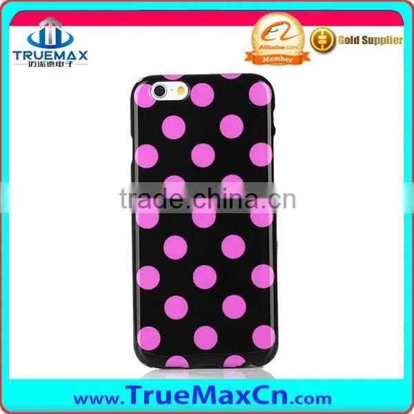 2016 New Hot Sale TPU Case for IPhone 6 Polka Dot TPU Case photo-6