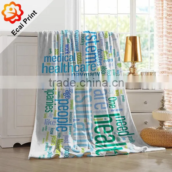2016 Hot Sell Custom Printing Flannel Blanket With Pictures photo-2