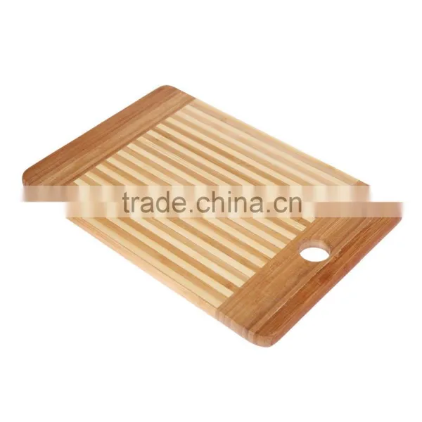 Extra Large Bamboo Cutting Board Thick Strong Bamboo Wood Cutting Board With Drip Groove With Handle photo-4