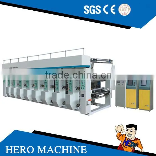 HERO BRAND High Speed 1-8 Color Rotogravure Printing Machine Quality Choice Most Popular