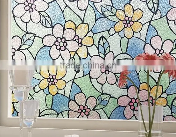 Bathroom Wall Sticker Bathroom Glass Film Grilles Static Film Without Glue Stickers Translucent Opaque Matte Balcony photo-3
