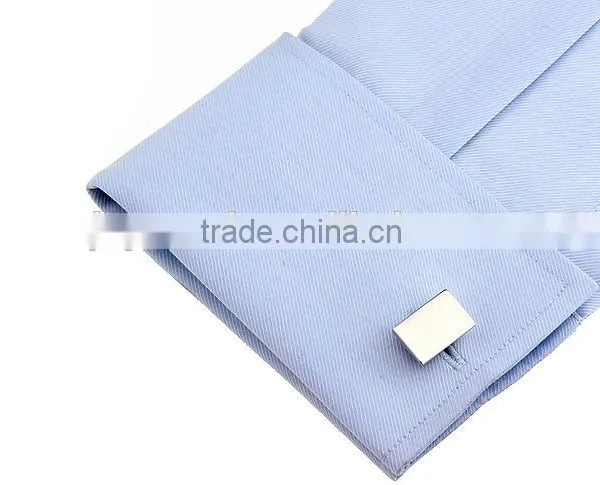 Simple Man Square Silver Cufflinks photo-3