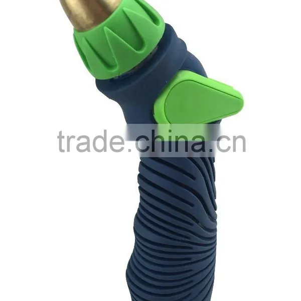9 Patterns Thumb Control Metal Hose Nozzle Soft Grip TPR Coated #200 #112031 photo-6