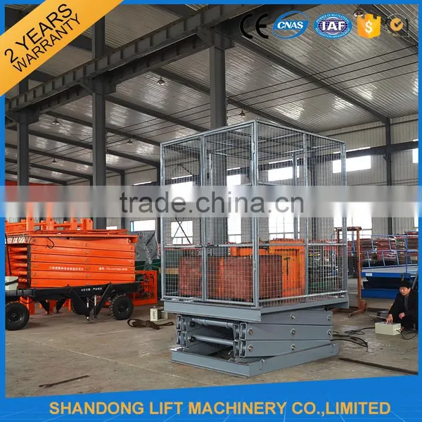 Hydraulic Fork Lifter Mini Electric Scissor Lift Platform Portable Lifter photo-4