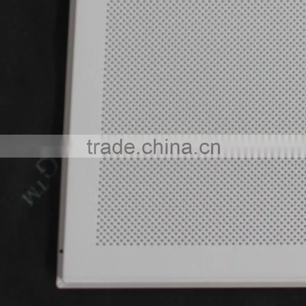 Decorative 1.8mm Perforated Suspended Aluminum Sheet T Bar Metal Ceiling for Building Office 618x618mm photo-3