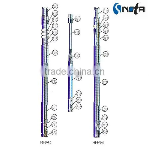 API 11AX Stationary Barrel Bottom Anchor Rod