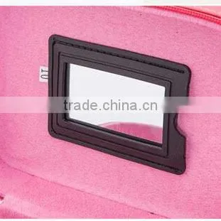 2016 Beauty Cosmetic Bag Traveling Cosmetic Handle Box With Mirror Inside photo-3