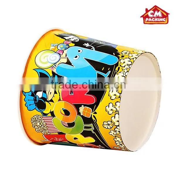 Custom Disposable Paper Popcorn Cup/popcorn Bowl/popcorn Bucket photo-5