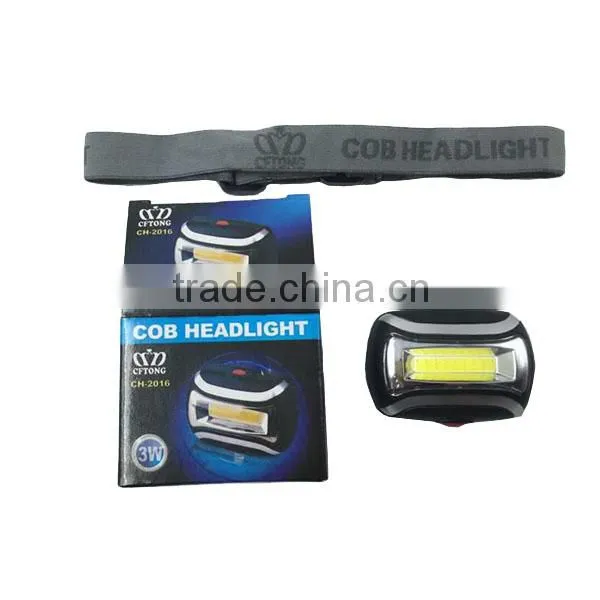 T02 2015 NEW DESIGN 3W COB LED Headlight Headlamp 3AAA Led Light Headlamp photo-6