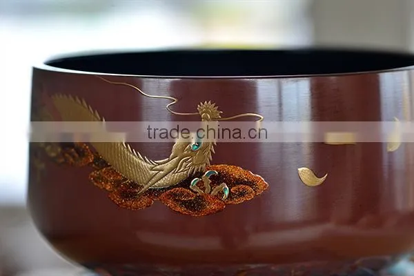 Luxurious Orin Singing Bowl Buddhist Religious Items Made From Tin photo-3