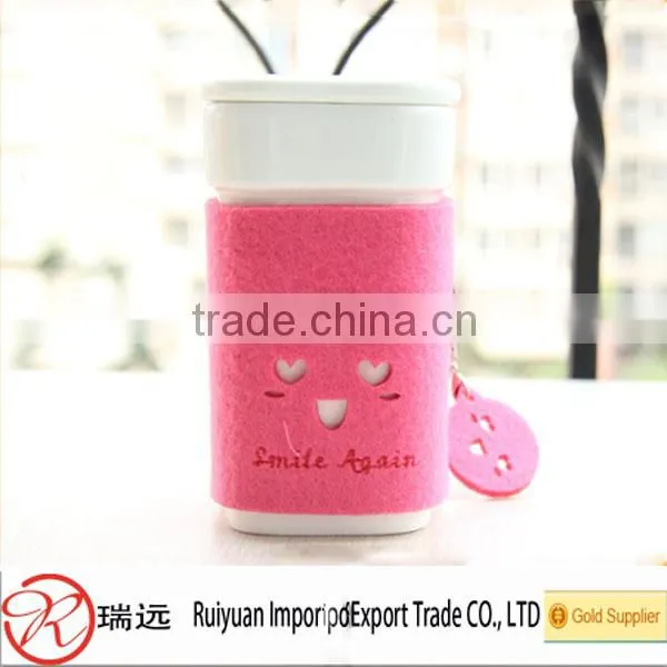 2016 Hot Sale Eco-friendly Practical Cheap Felt Cup Sleeve photo-3