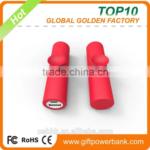 Unique Design Cylinder Silicon Sucker Battery Power Bank photo-6