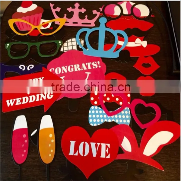 2016 Hottest IN STOCK for Birthday Party -16PCS Fashion Photo Booth Props photo-6