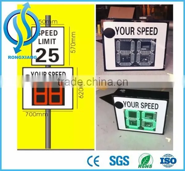 Radar Sign Speed Warning Speed Display Traffic Flashing Speed Limit Signs photo-2