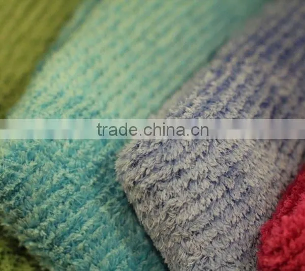 Absorbent Striped Microfiber Face Towel Square Towel photo-2