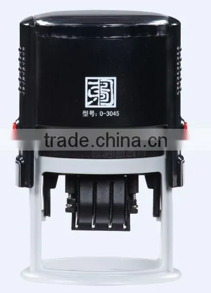 Personalized Custom Address Self Inking Stamp, Round Dater Stamp photo-2